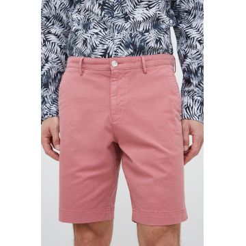 BOSS pantaloni scurți bărbați, culoarea roz 50487993