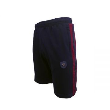 Bermude barbat, albastru / grena cu 2 buzunare laterale cu fermoare, XL