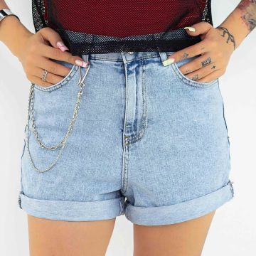Blugi Scurti Dama 50477 Albastru | Mina