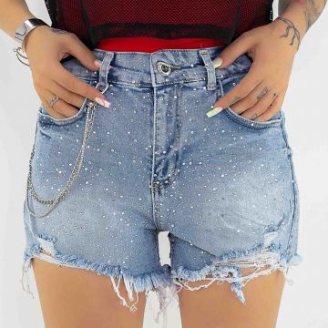 Blugi Scurti Dama 50525 Albastru | Mina