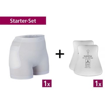 Pantaloni protectie sold + burete protectie Suprima Unisex Alb Mar XL Pantaloni protectie sold + burete protectie Suprima Unisex Alb Mar XL