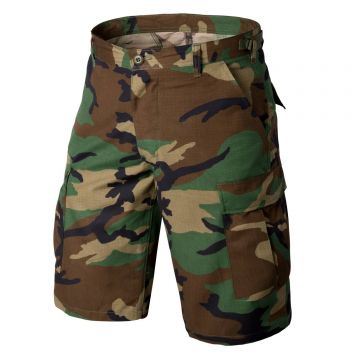 PANTALONI SCURTI MODEL RIPSTOP WOODLAND