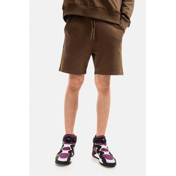 Alpha Industries pantaloni scurți din bumbac culoarea maro 106365.629-brown
