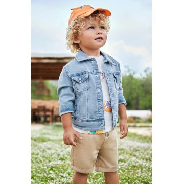 Mayoral pantaloni scurti bebe culoarea bej