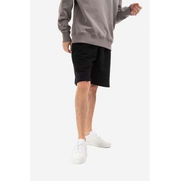 A-COLD-WALL* pantaloni scurți din bumbac Essential Logo culoarea negru ACWMB118-SLATE.GREY A-COLD-WALL* pantaloni scurți din bumbac Essential Logo culoarea negru ACWMB118-SLATE.GREY