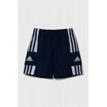 adidas Performance pantaloni scurti copii SQ21 DT SHO Y culoarea albastru marin, talie reglabila