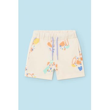Mayoral pantaloni scurti bebe culoarea bej