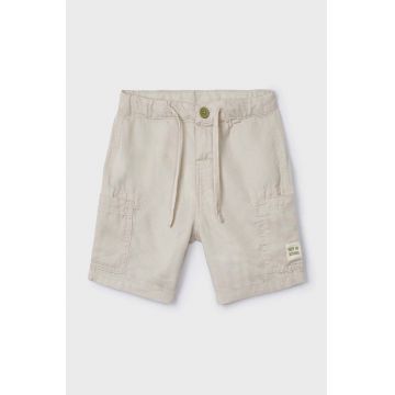 Mayoral pantaloni scurti copii culoarea bej