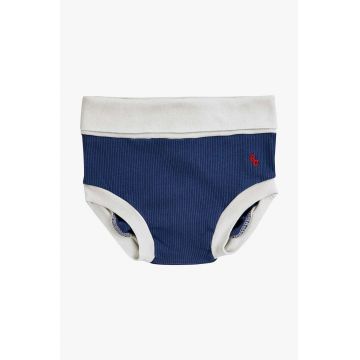 Bobo Choses pantaloni scurti bebe culoarea albastru marin, modelator