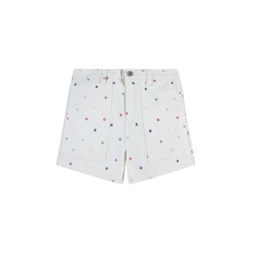 Levi's pantaloni scurti copii culoarea bej, modelator