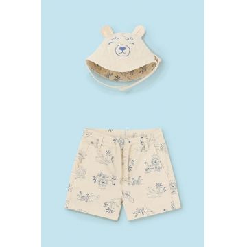 Mayoral pantaloni scurți de baie pentru bebeluși culoarea bej
