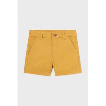 Mayoral pantaloni scurti bebe culoarea galben