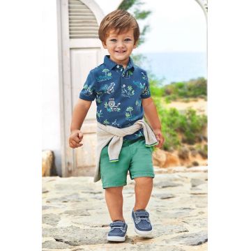 Mayoral pantaloni scurti bebe culoarea verde Mayoral pantaloni scurti bebe culoarea verde