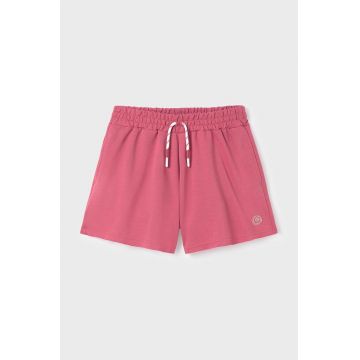 Mayoral pantaloni scurti copii culoarea roz, neted