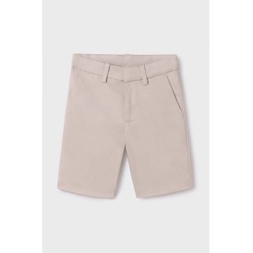 Mayoral pantaloni scurti copii slim culoarea bej