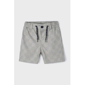 Mayoral pantaloni scurti din denim pentru copii culoarea verde