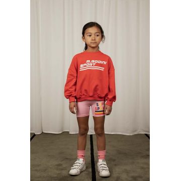 Mini Rodini pantaloni scurti copii culoarea roz, cu imprimeu