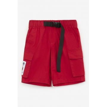Pantaloni scurti cargo cu talie ajustabila