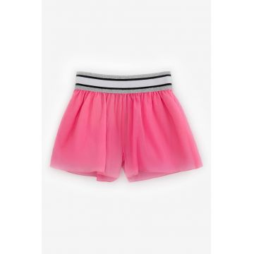 Pantaloni scurti cu banda stralucitoare in talie