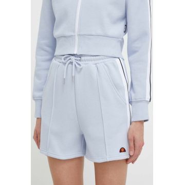 Ellesse pantaloni scurti Consuella Short femei, cu imprimeu, high waist, SGV19975