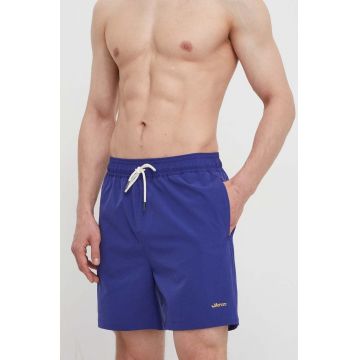 The Mercer Brand pantaloni scurti de baie culoarea albastru marin