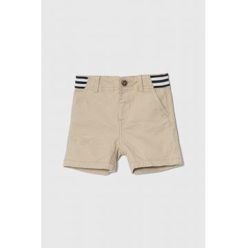zippy pantaloni scurti bebe culoarea bej, neted, talie reglabila