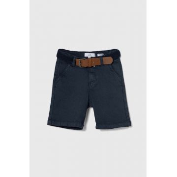zippy pantaloni scurti copii culoarea albastru marin, talie reglabila