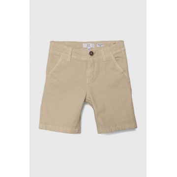 zippy pantaloni scurti copii culoarea bej, talie reglabila zippy pantaloni scurti copii culoarea bej, talie reglabila