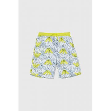 Emporio Armani pantaloni scurti de baie copii culoarea galben