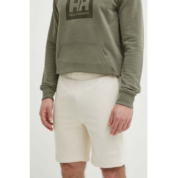 Helly Hansen pantaloni scurti barbati, culoarea bej Helly Hansen pantaloni scurti barbati, culoarea bej