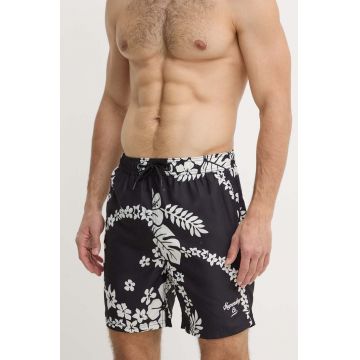 Superdry pantaloni scurti de baie culoarea negru, M3010232A-2BW