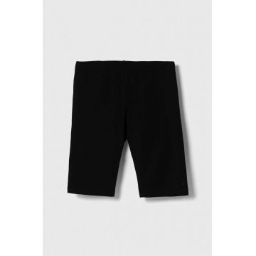 United Colors of Benetton pantaloni scurti copii culoarea negru, neted