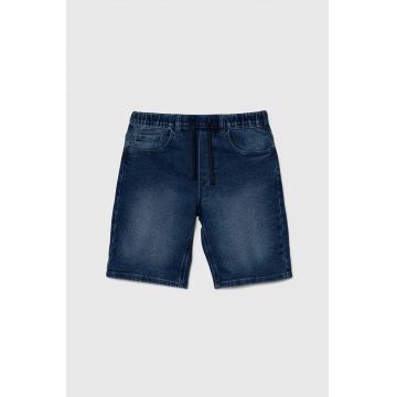 United Colors of Benetton pantaloni scurti din denim pentru copii talie reglabila