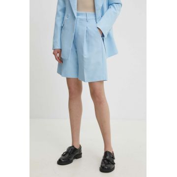 Answear Lab pantaloni scurti femei, neted, high waist