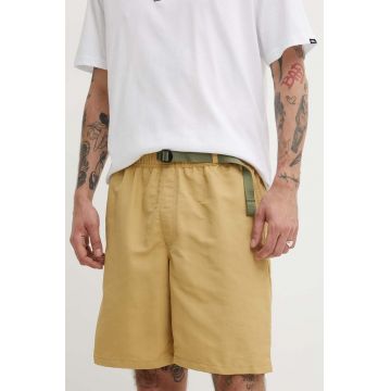 Vans pantaloni scurti barbati, culoarea bej Vans pantaloni scurti barbati, culoarea bej