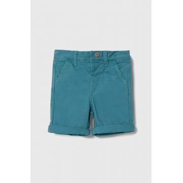 zippy pantaloni scurti bebe culoarea turcoaz, neted, talie reglabila