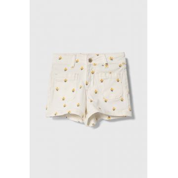 zippy pantaloni scurti copii culoarea bej, modelator, talie reglabila zippy pantaloni scurti copii culoarea bej, modelator, talie reglabila