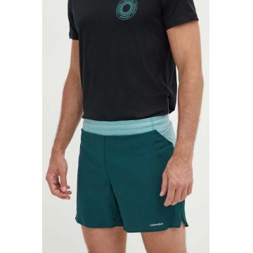 Icebreaker pantaloni scurți outdoor 125 ZoneKnit Merino Blend Speed culoarea verde, IB0A56X9A971 Icebreaker pantaloni scurți outdoor 125 ZoneKnit Merino Blend Speed culoarea verde, IB0A56X9A971