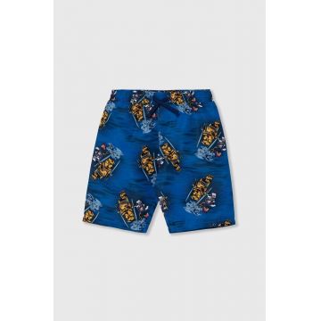 Lego pantaloni scurti de baie copii culoarea albastru marin