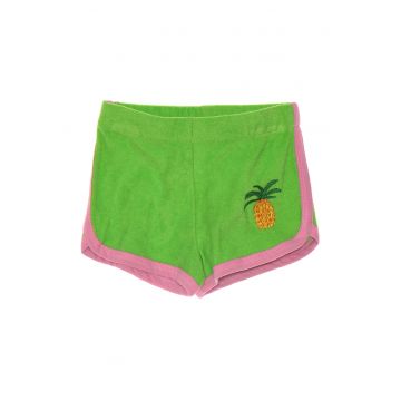 Pantaloni scurti din terry cu broderie