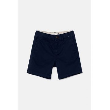 Abercrombie & Fitch pantaloni scurti copii culoarea albastru marin, talie reglabila, KI228-4027