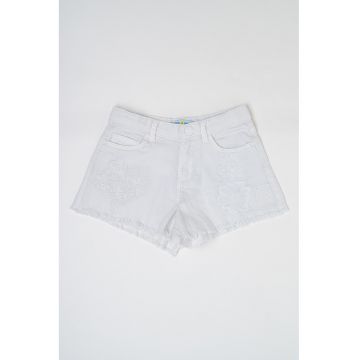 Blugi scurti cu broderie