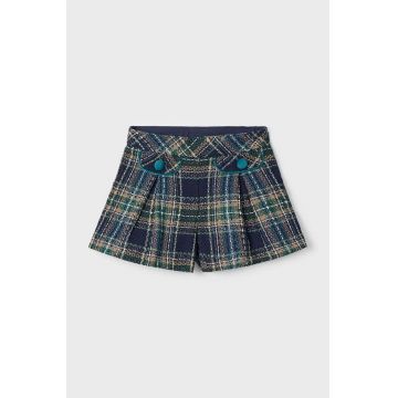 Mayoral pantaloni scurti copii culoarea turcoaz, modelator, 4217
