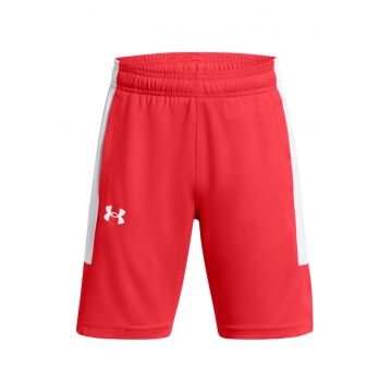 Pantaloni scurti cu buzunare laterale - pentru baschet Baseline - Alb/Coral