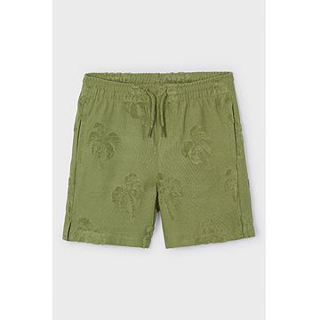 Pantaloni scurti cu imprimeu si snururi