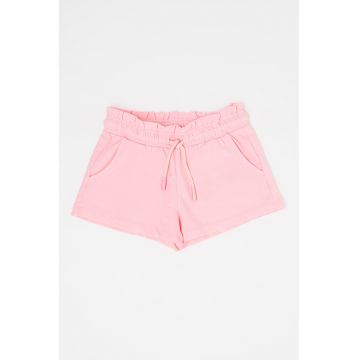 Pantaloni scurti din amestec de bumbac cu snur de ajustare