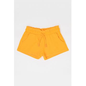 Pantaloni scurti din amestec de bumbac cu snur de ajustare