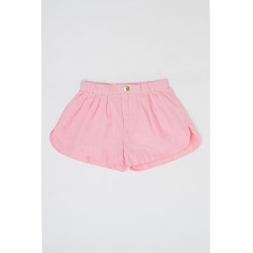 Pantaloni scurti din amestec de in