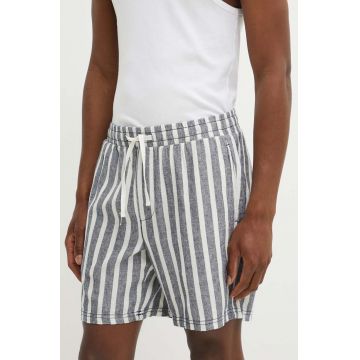 Solid pantaloni scurti din in
