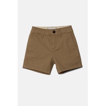 Abercrombie & Fitch pantaloni scurti copii culoarea bej, talie reglabila, KI228-4027
